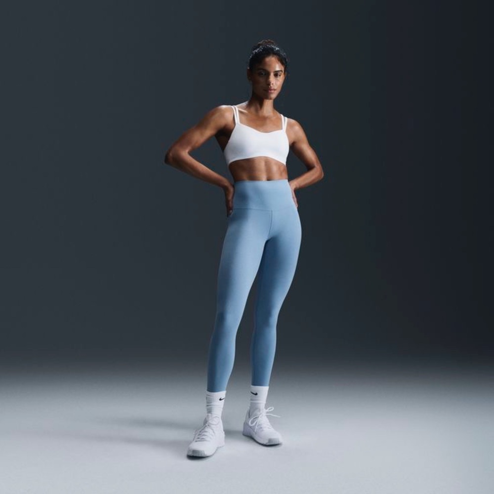 Nike Zenvy Women's gentle-support high waisted 7/8 turquoise Leggings